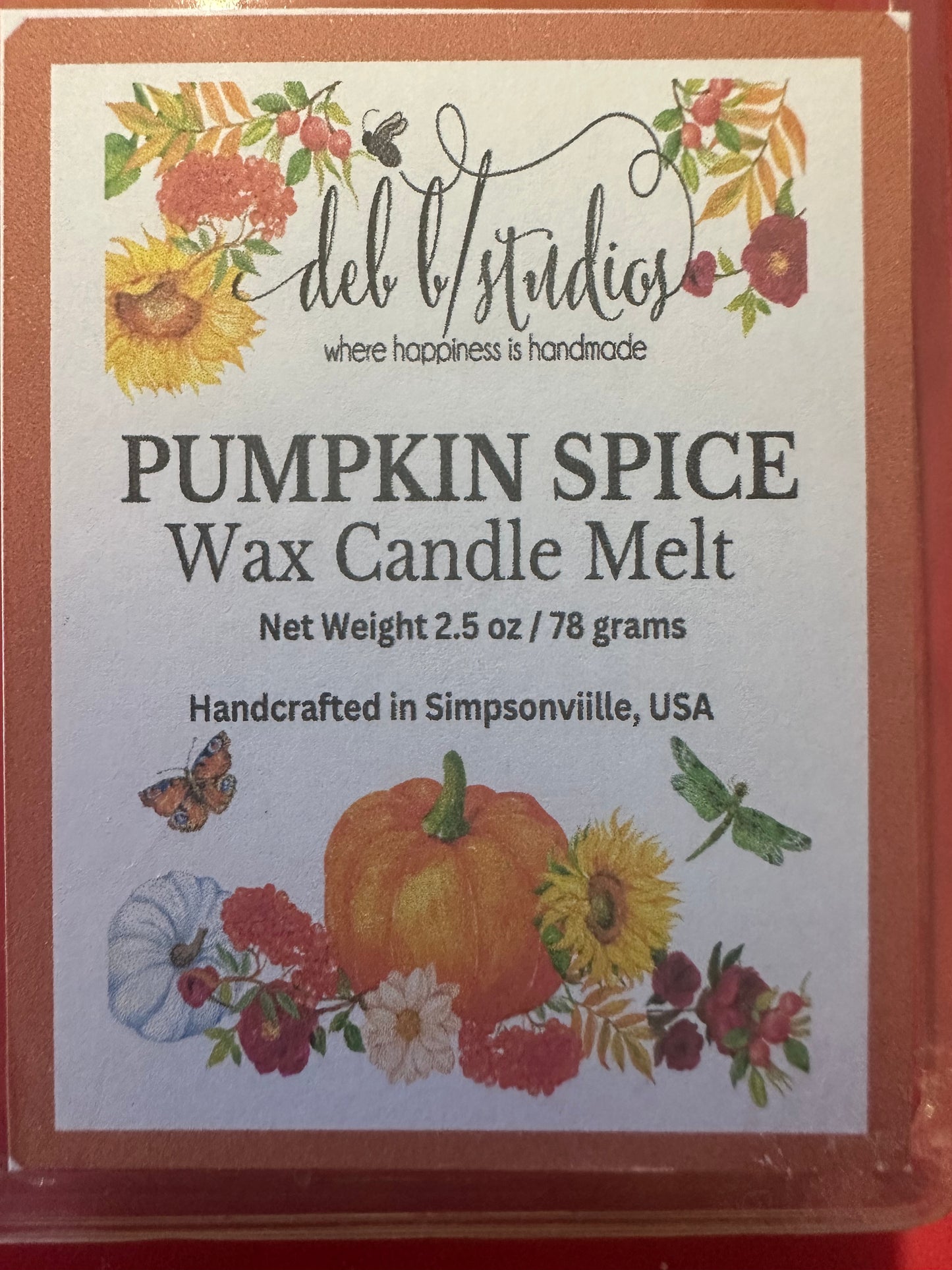 Pumpkin Spice Candle Melt
