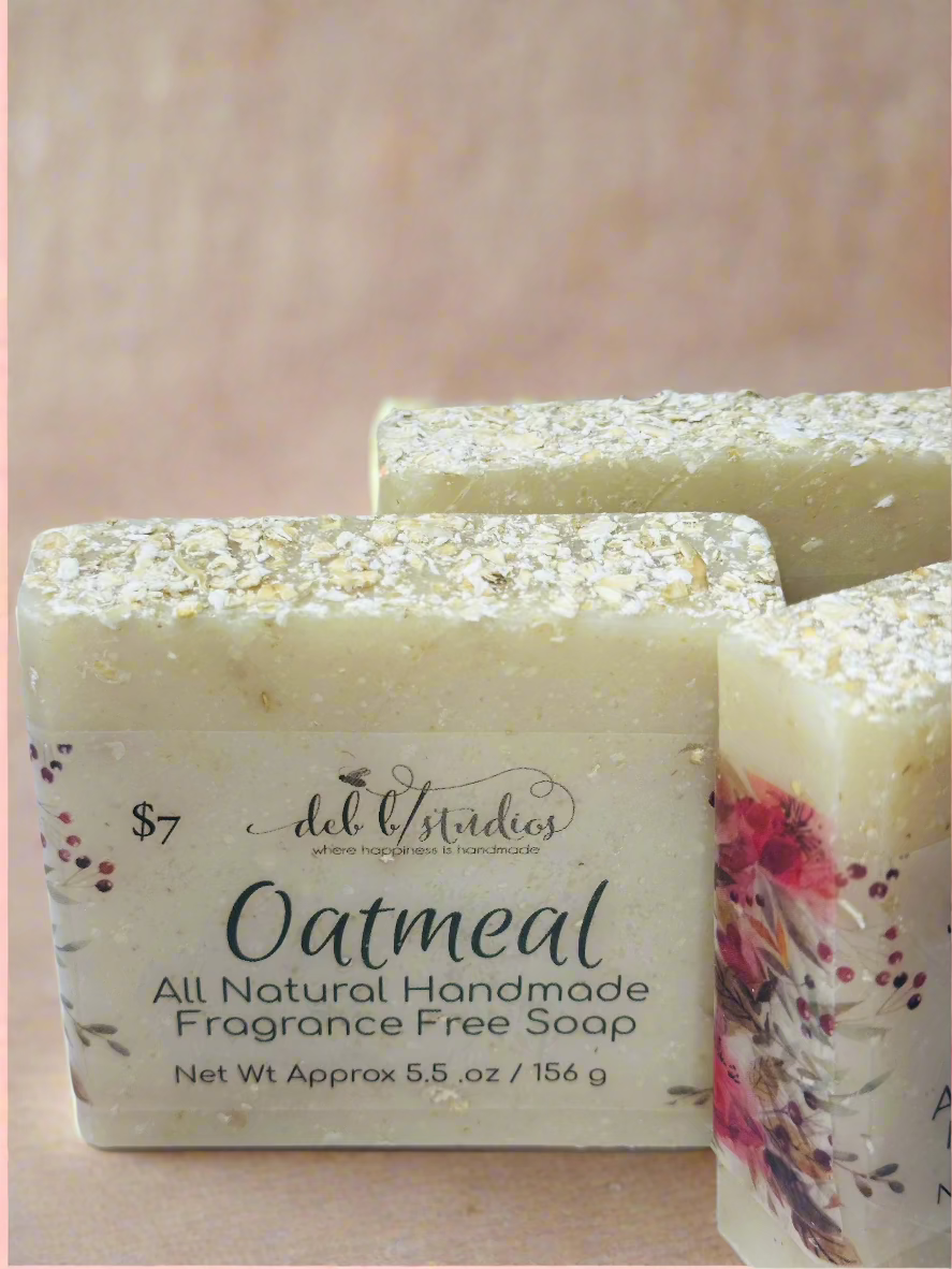 Oatmeal Unscented Soap – Gentle, Fragrance-Free Skin Care