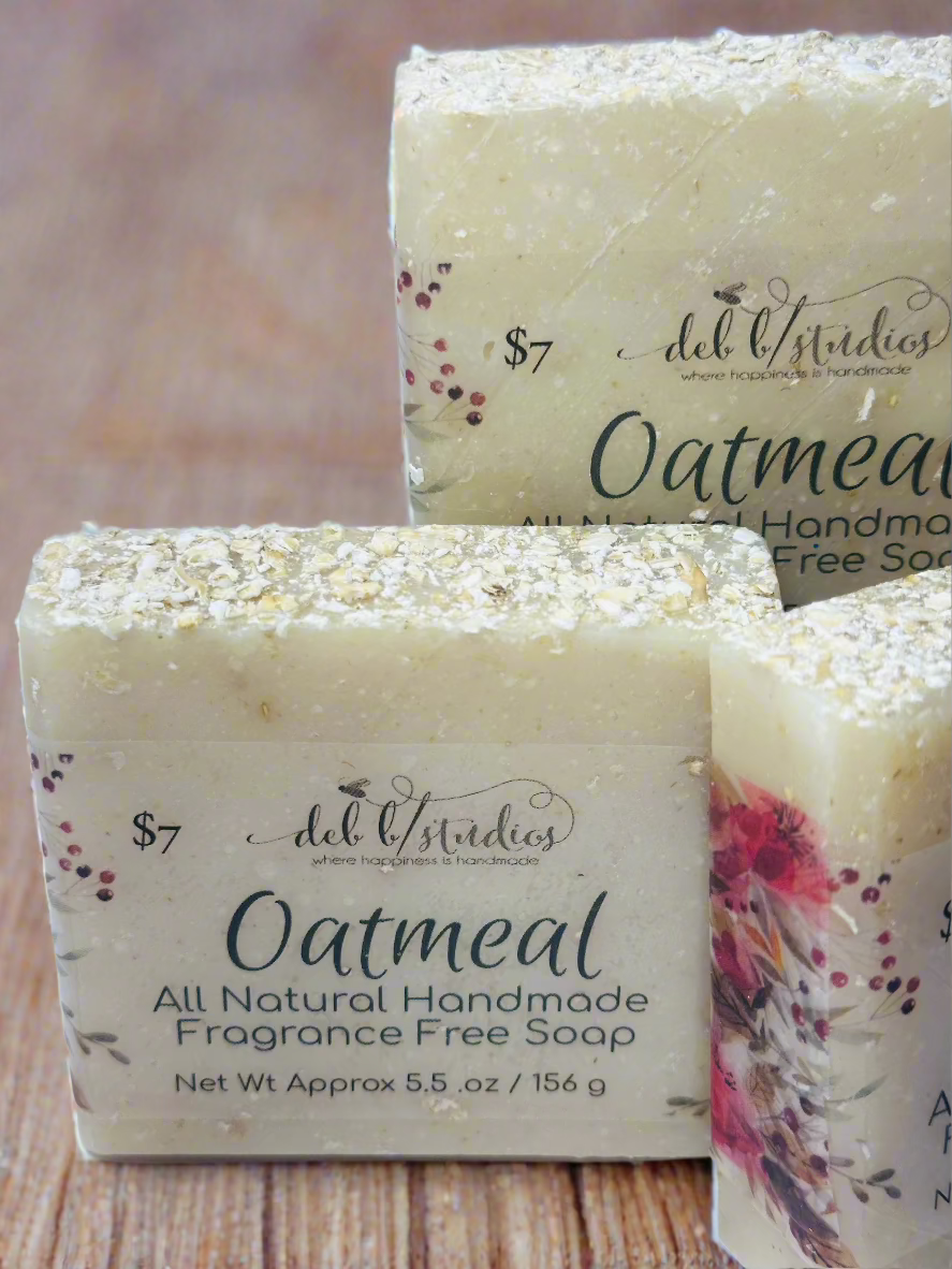 Oatmeal Unscented Soap – Gentle, Fragrance-Free Skin Care