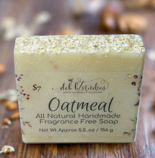 Oatmeal Unscented Soap – Gentle, Fragrance-Free Skin Care