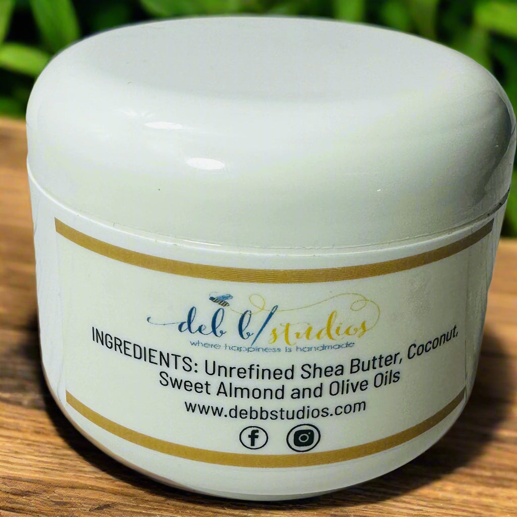 Unscented Whipped Body Butter – Pure, Gentle Hydration for Sensitive Skin
