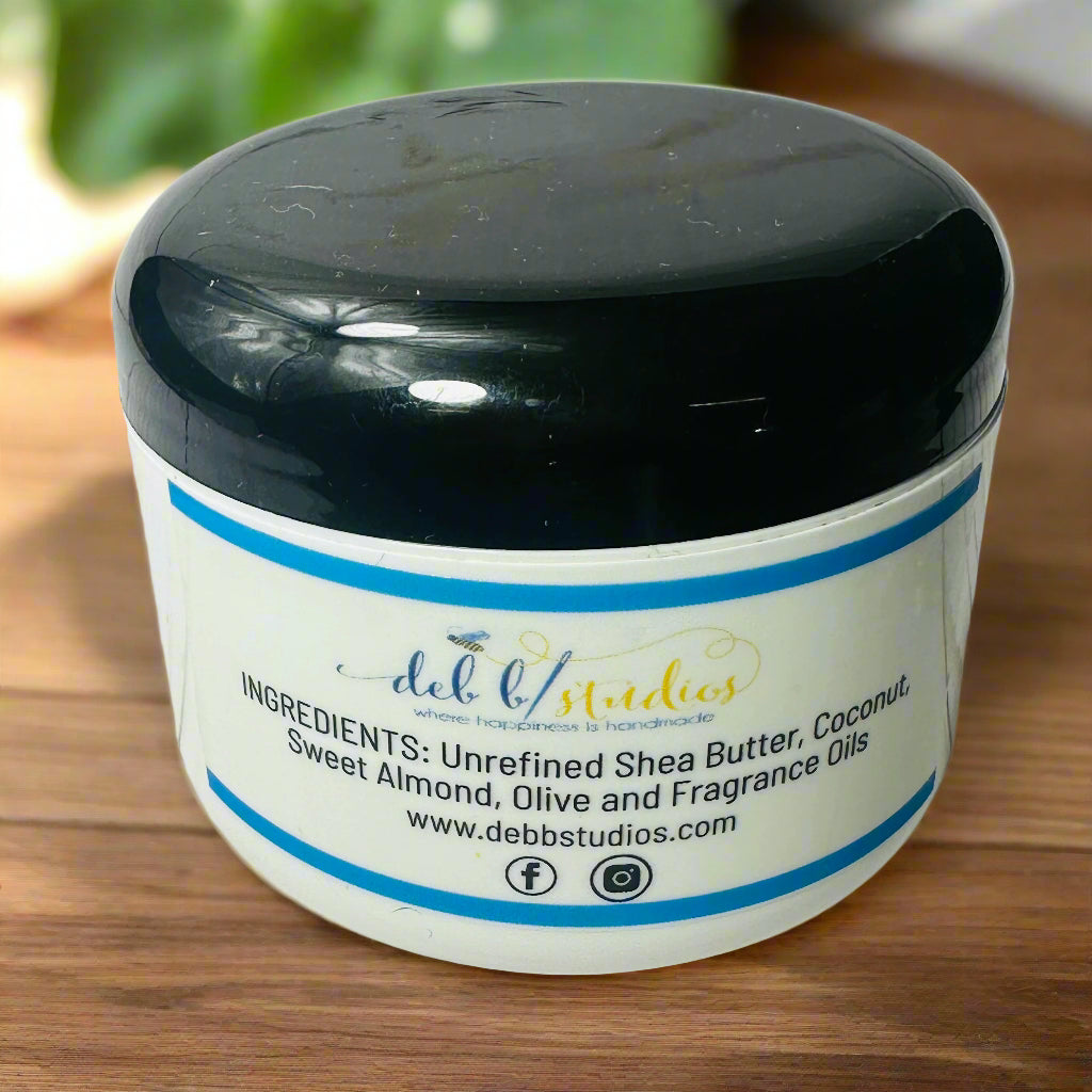 Black Tie Whipped Body Butter – Masculine, Spicy, and Clean