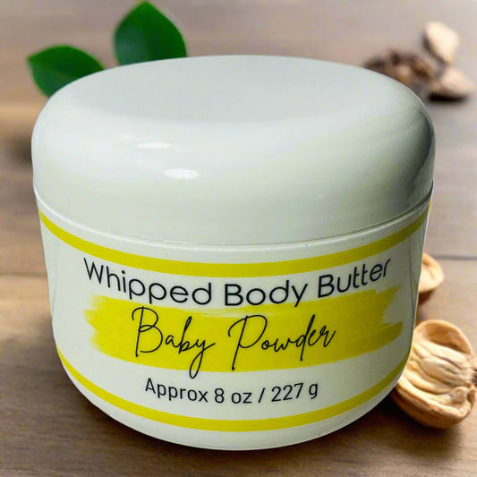 Baby Powder Whipped Body Butter – Comforting Clean for Everyday Care