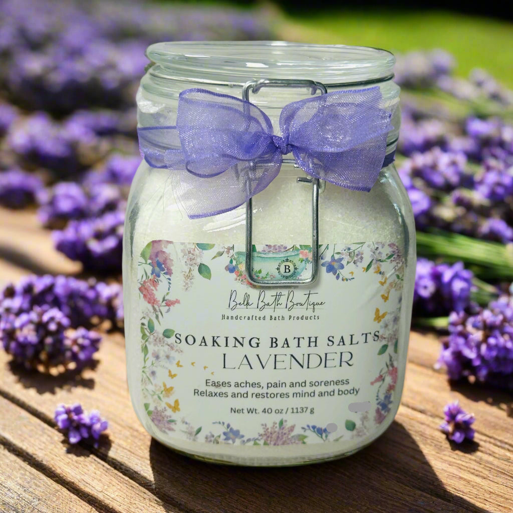 Lavender Bath Salts – Classic Calm in Every Soak