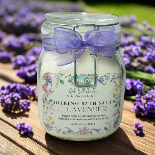 Lavender Bath Salts – Classic Calm in Every Soak