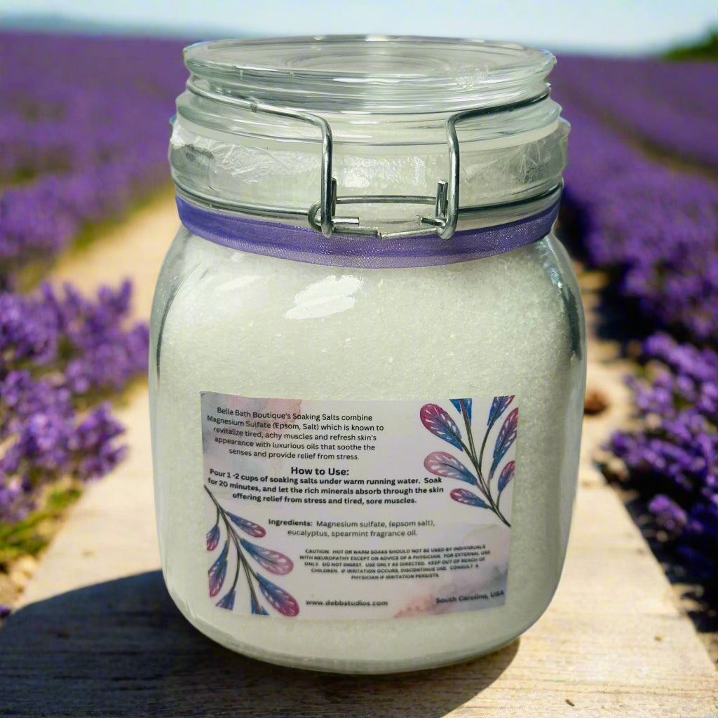 Lavender Bath Salts – Classic Calm in Every Soak