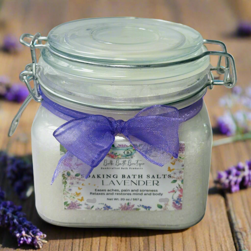 Lavender Bath Salts – Classic Calm in Every Soak