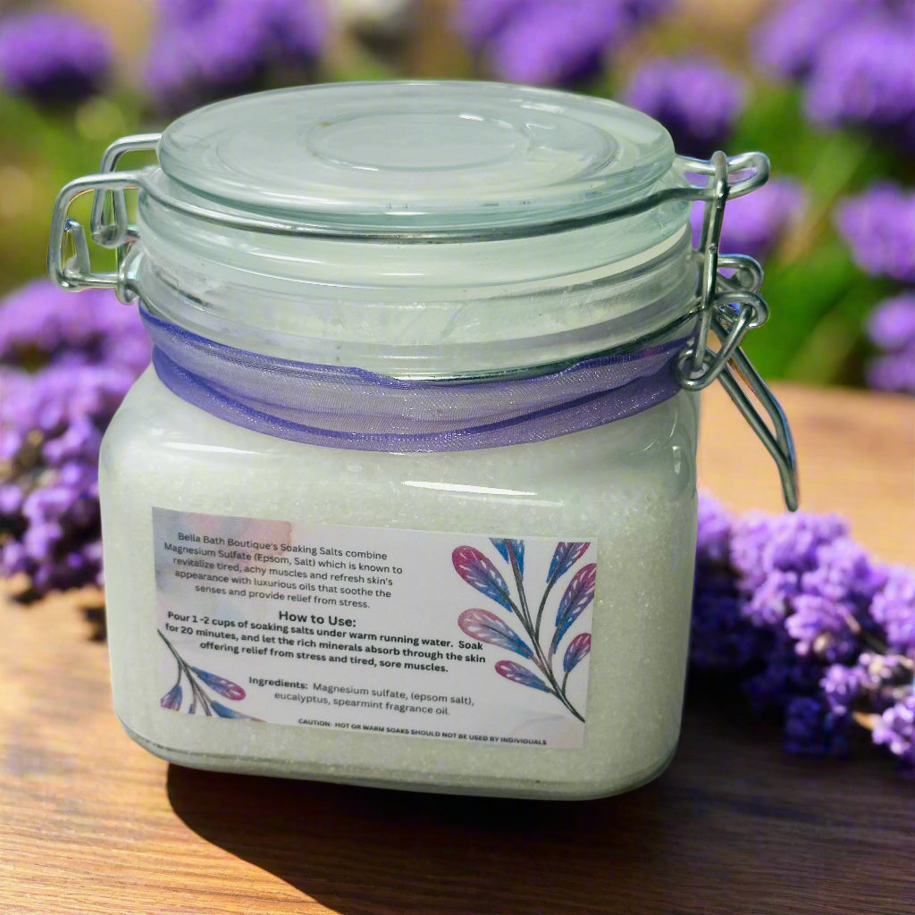 Lavender Bath Salts – Classic Calm in Every Soak