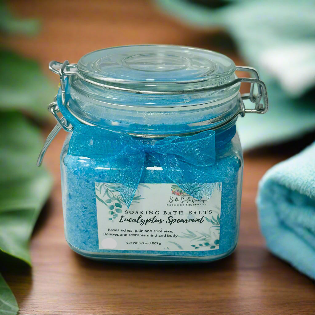 Eucalyptus Spearmint Bath Salts – Refresh & Recharge