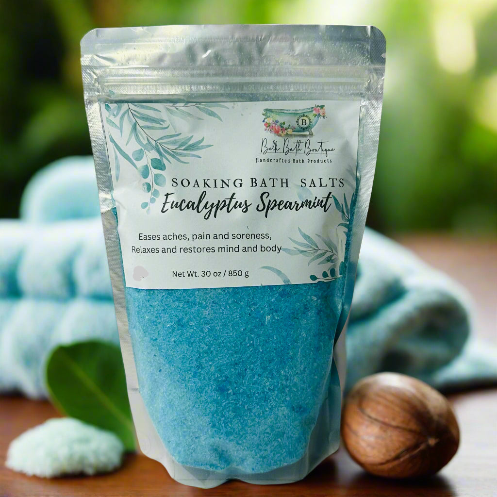 Eucalyptus Spearmint Bath Salts – Refresh & Recharge
