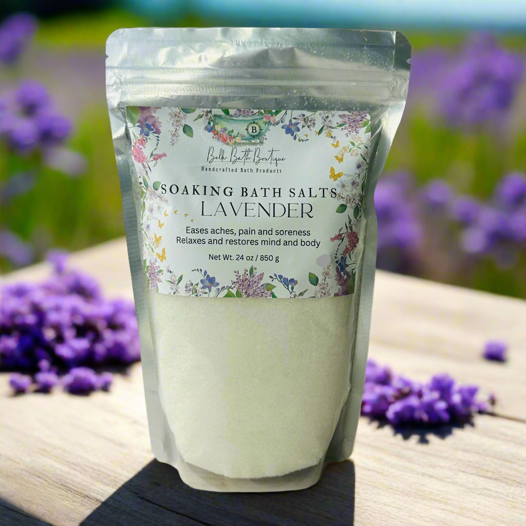 Lavender Bath Salts – Classic Calm in Every Soak