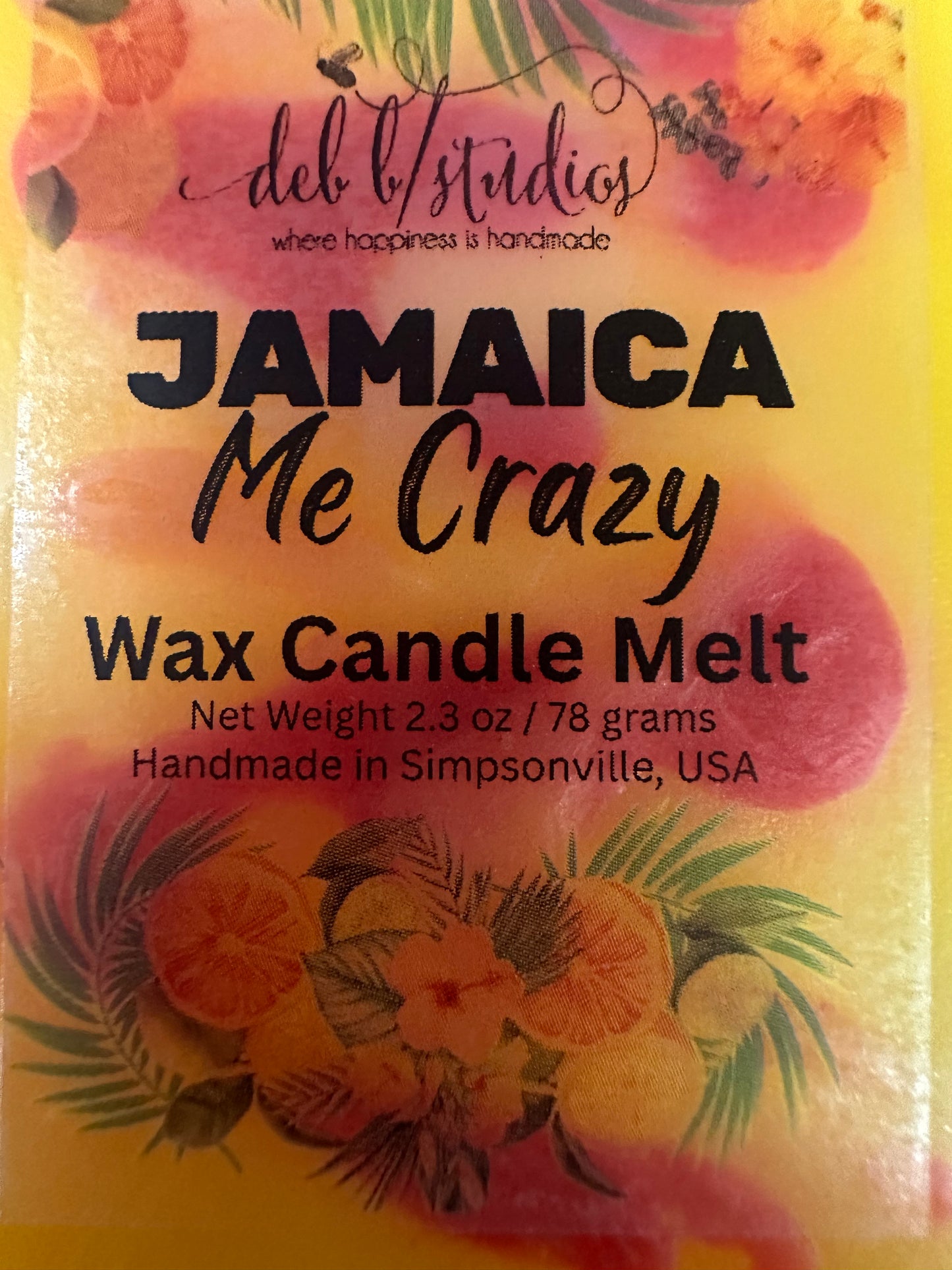 Jamaica Me Crazy Candle Melt